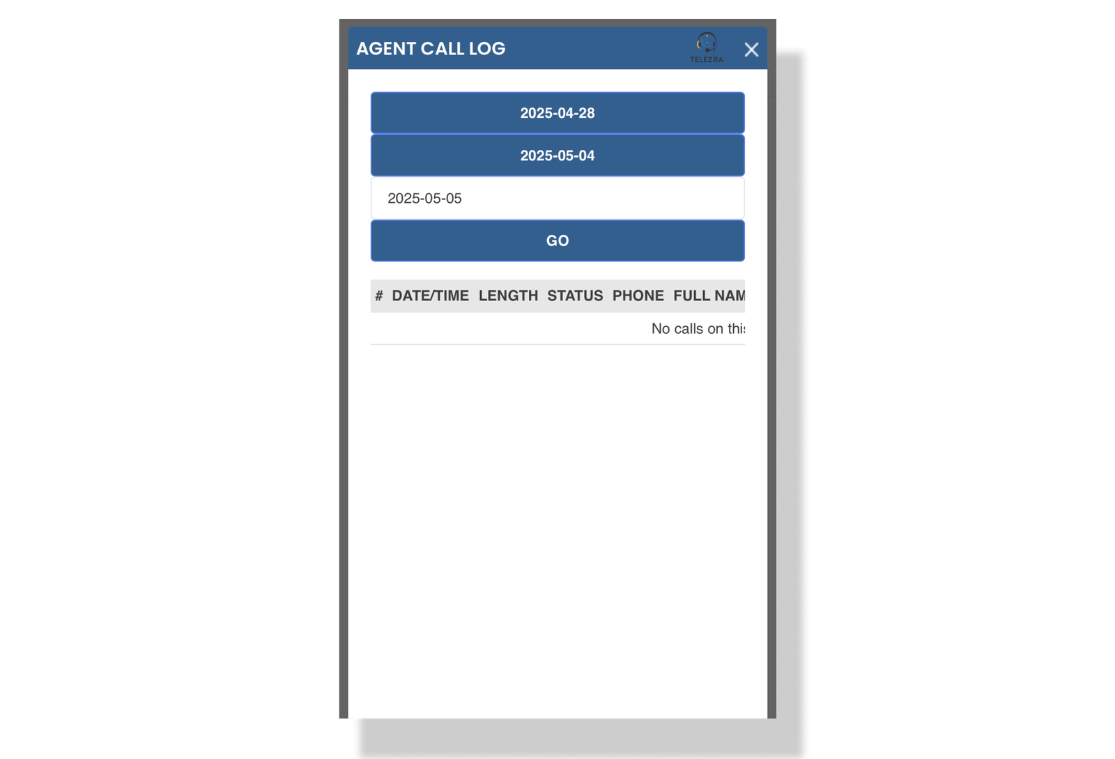 8.-Agent-Call-Log