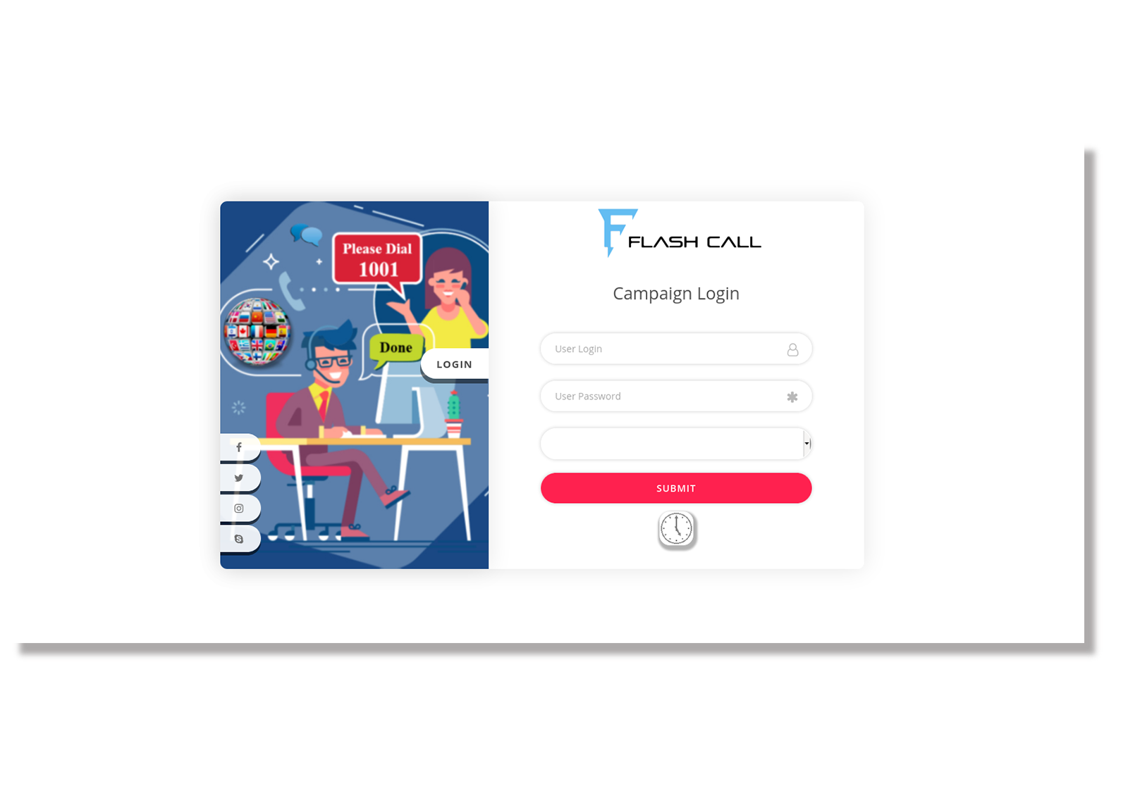 Agent-web-client-Campaign-Login