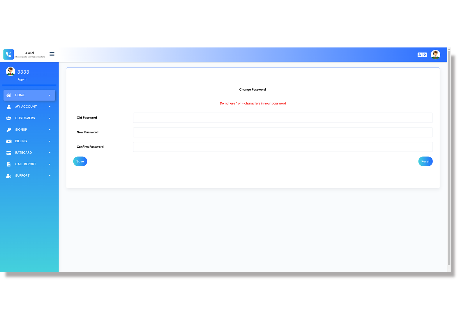 Change-login-details