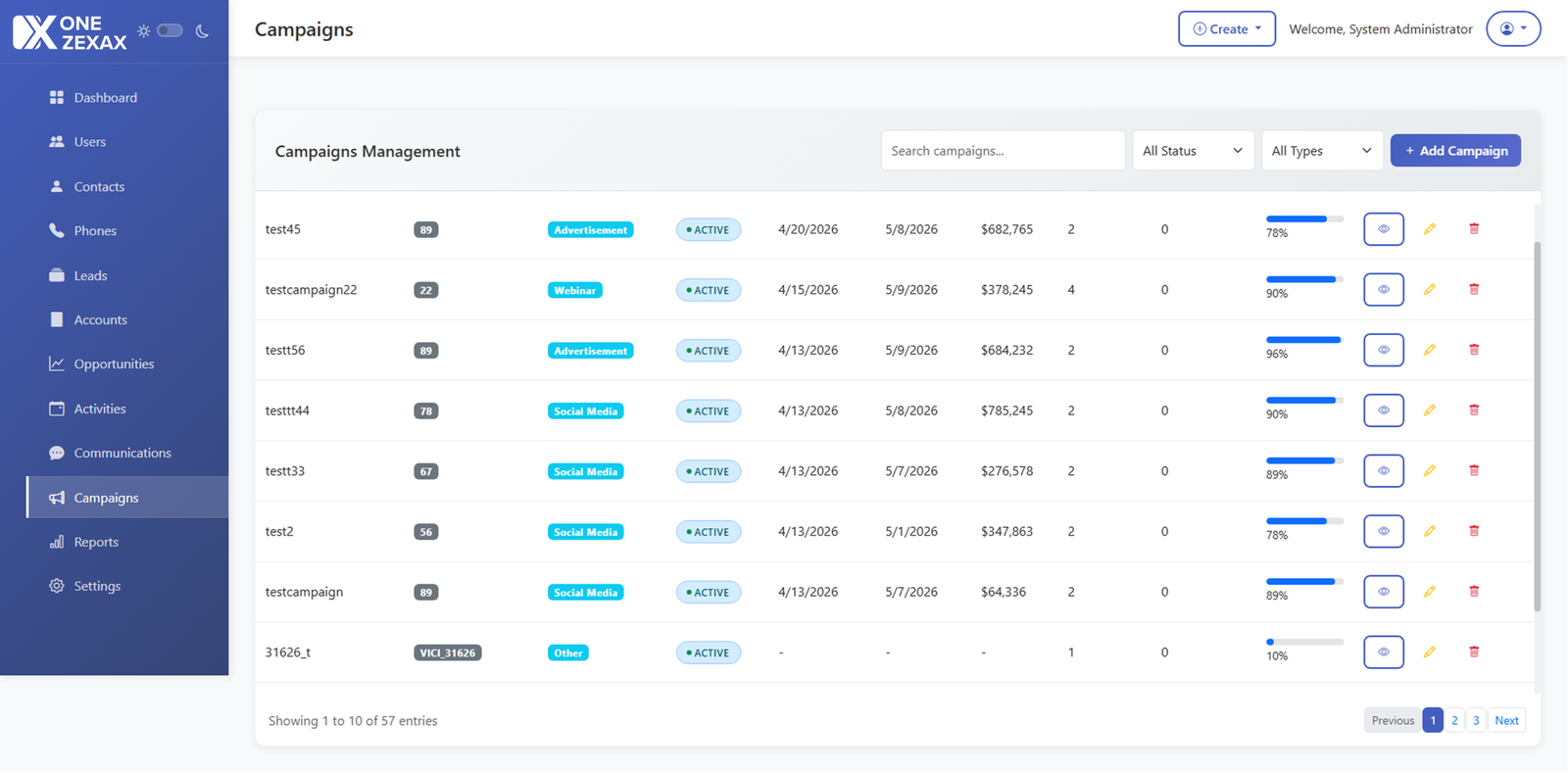 Custom CRM Campaigns Management 3