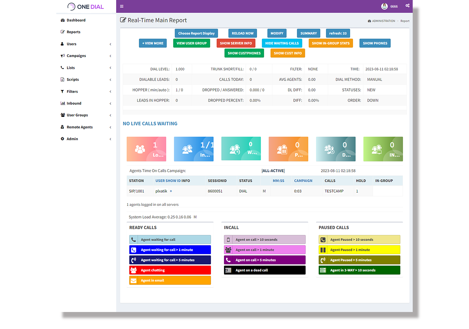 Dialer-Real-time-Report
