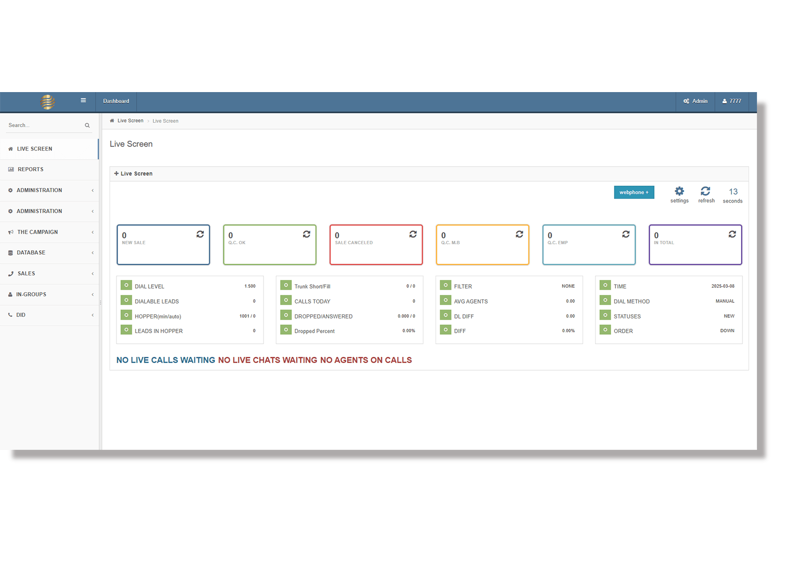 Live-Dashboard